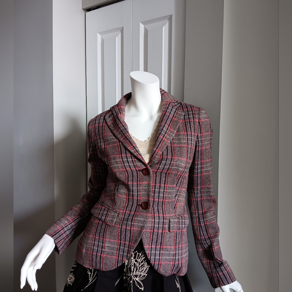 Plaid Blazer